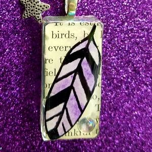 ❤️Feather Necklace Hand Crafted